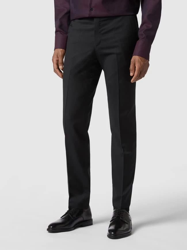 Auslauf ? Hiltl Anzug-Hose Aus Reiner Schurwolle - Schwarz ⭐ 4 Auslauf ? Hiltl Anzug-Hose Aus Reiner Schurwolle - Schwarz ⭐ – Bild 4