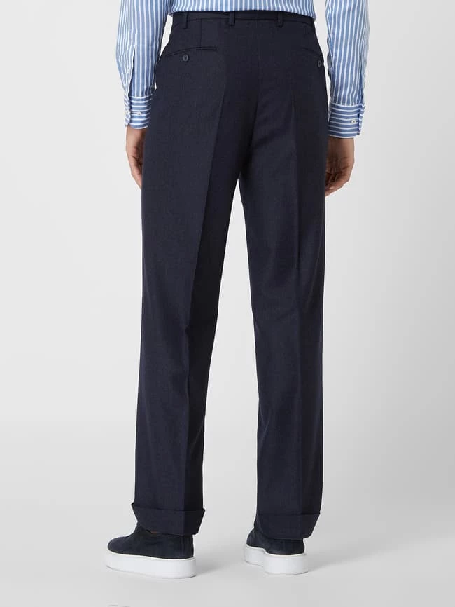 Am billigsten ? Hiltl Anzughose Aus Schurwolle Modell 'Milano' - Marineblau Meliert ❤️ 5 Am billigsten ? Hiltl Anzughose Aus Schurwolle Modell 'Milano' - Marineblau Meliert ❤️ – Bild 5