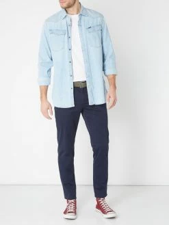 Am billigsten ? Jack & Jones Slim Fit Chino Mit Stretch-Anteil - Dunkelblau ?