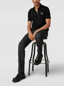 Brandneu ✨ BOSS Casualwear Hose Mit Label-Detail Modell 'Schino-Slim-O' - Anthrazit ?