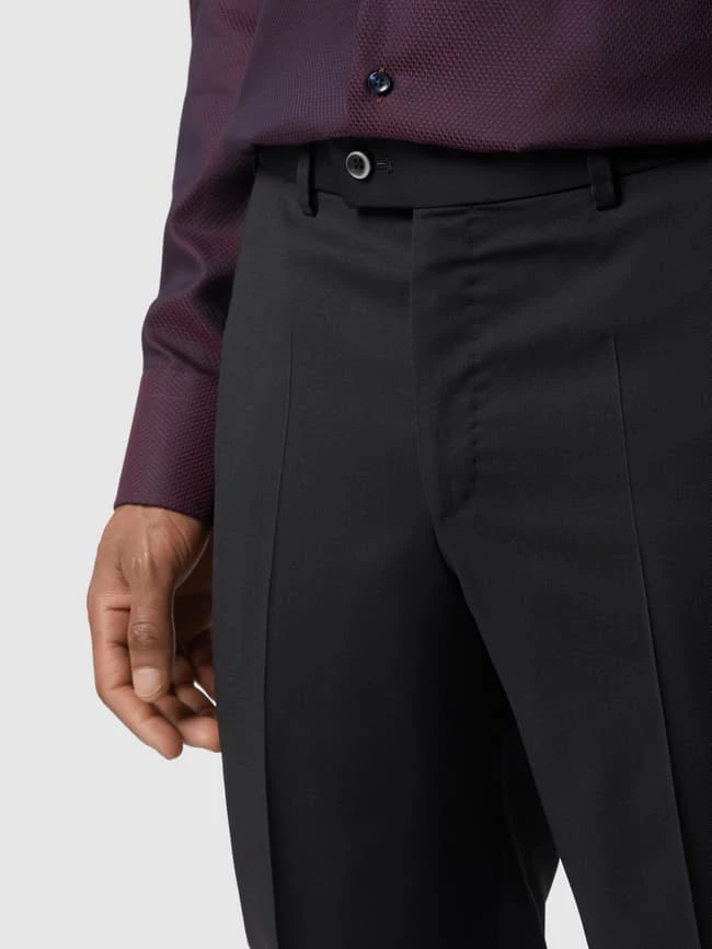 Auslauf ? Hiltl Anzug-Hose Aus Reiner Schurwolle - Schwarz ⭐ 3 Auslauf ? Hiltl Anzug-Hose Aus Reiner Schurwolle - Schwarz ⭐ – Bild 3