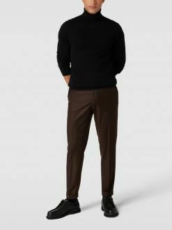 Schlussverkauf ✨ THE KOOPLES Anzugshose Mit Bügelfalten Modell 'PANTALON SEUL' - Mittelbraun ?