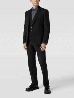 Angebote ? BOSS Anzughose In Unifarbenem Design - Schwarz ?