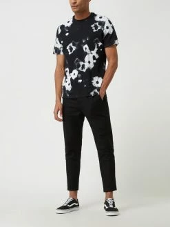 Budget ? Only & Sons Cropped Tapered Fit Jogpants Mit Leinen-Anteil Modell 'Linus' - Schwarz ?