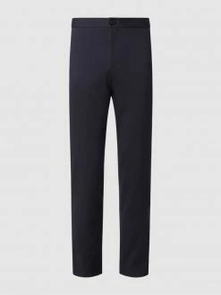 Billig ? Selected Homme Slim Tapered Fit Jogpants Mit Stretch-Anteil Modell 'Dann' - Marineblau ?