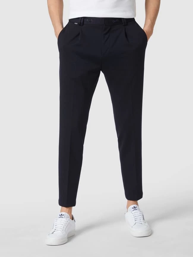 Billig ? Cinque Anzughose Mit Bundfalten Aus Jersey Model 'Cijuno' - Marineblau ? 4 Billig ? Cinque Anzughose Mit Bundfalten Aus Jersey Model 'Cijuno' - Marineblau ? – Bild 4