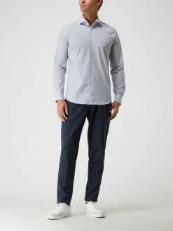 Brandneu ✨ Hiltl Bundfaltenhose Mit Lyocell-Anteil Modell 'Varun' - Marineblau ?