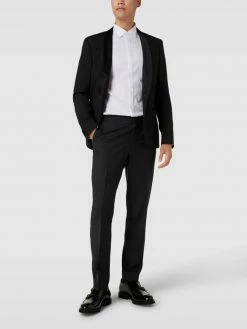 Neu ? Pierre Cardin Anzughose Mit Label-Patch - Schwarz ?