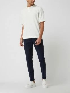 Brandneu ⭐ Jack & Jones Slim Fit Bundfaltenhose Mit Viskose-Anteil Modell 'Marco' - Marineblau ?