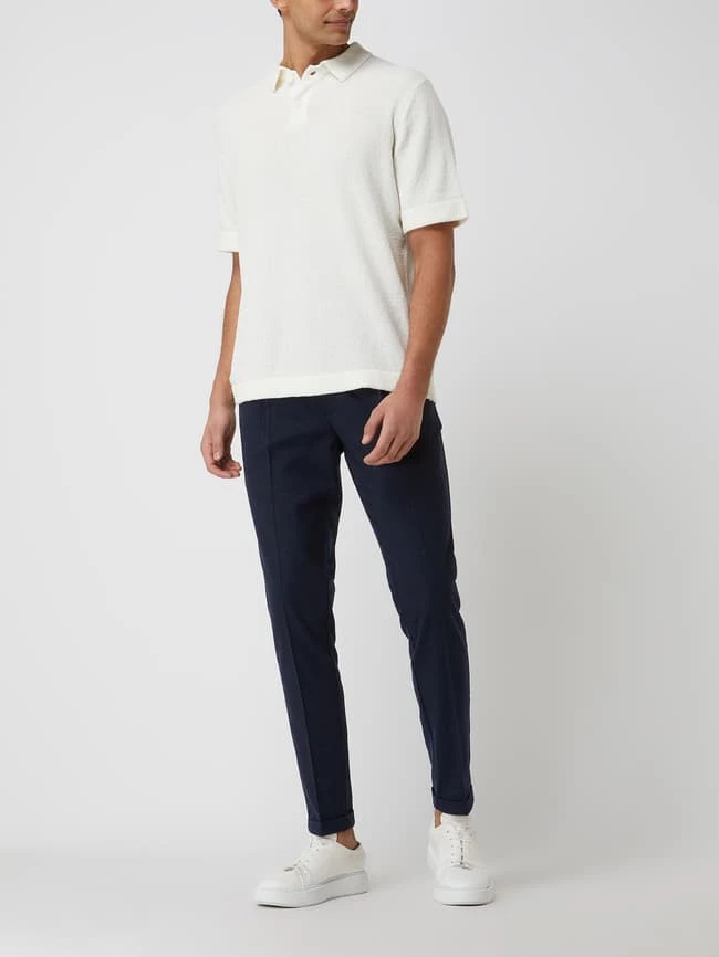Brandneu ⭐ Jack & Jones Slim Fit Bundfaltenhose Mit Viskose-Anteil Modell 'Marco' - Marineblau ? 1 Brandneu ⭐ Jack & Jones Slim Fit Bundfaltenhose Mit Viskose-Anteil Modell 'Marco' - Marineblau ?