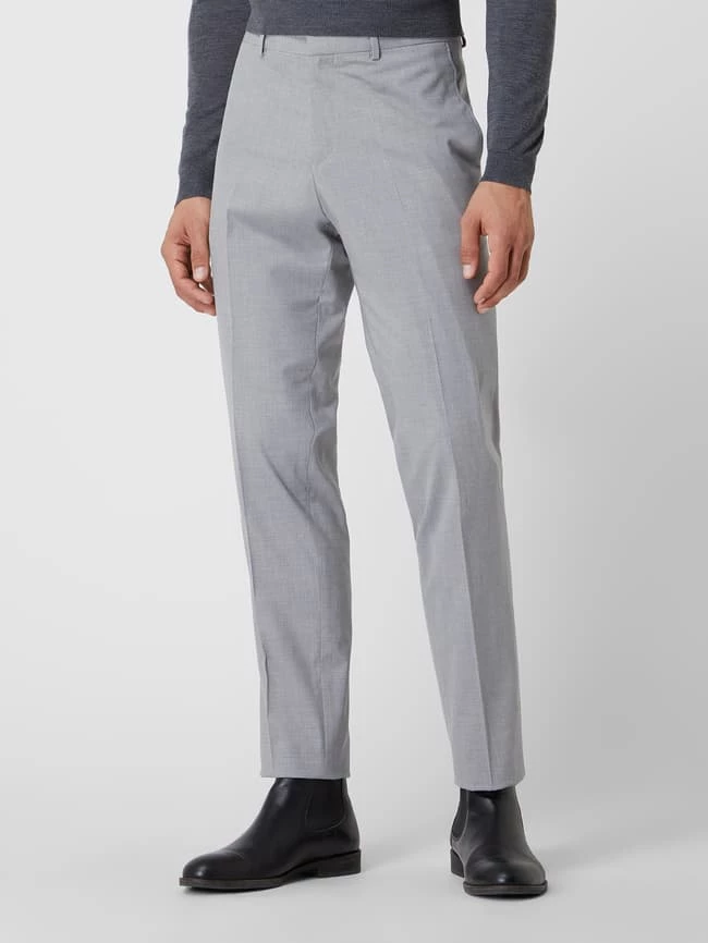 Billig ? S.Oliver BLACK LABEL Slim Fit Anzughose Mit Stretch-Anteil Modell 's.Opure' - Hellgrau ? 4 Billig ? S.Oliver BLACK LABEL Slim Fit Anzughose Mit Stretch-Anteil Modell 's.Opure' - Hellgrau ? – Bild 4