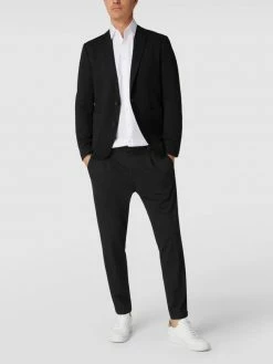 Bestpreis ? Cinque Anzughose Mit Bundfalten Aus Jersey Model 'Cijuno' - Schwarz ?