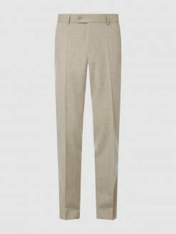 Coupon ? Carl Gross Anzughose Aus Schurwolle Modell 'Shiver' - Beige ?
