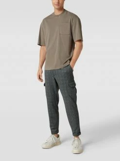 Aktion ? Cinque Stoffhose Mit Karo-Muster Modell 'CiBotto' - Mittelgrau ?