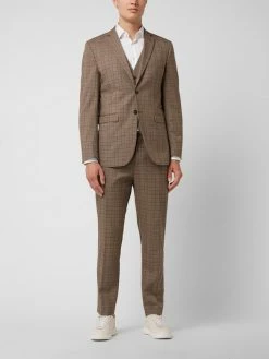 Angebote ⭐ Selected Homme Slim Fit Anzughose Mit Stretch-Anteil Modell 'Logan' - Mittelbraun ?