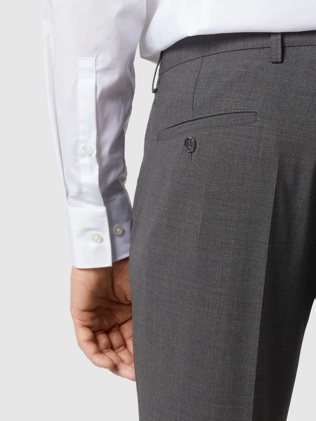 Besorgen ? CG - Club Of Gents Slim Fit Anzughose Aus Jersey Modell 'Cedric' - Dunkelgrau ? 3 Besorgen ? CG - Club Of Gents Slim Fit Anzughose Aus Jersey Modell 'Cedric' - Dunkelgrau ? – Bild 3