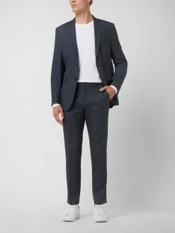 Großhandel ? Selected Homme Slim Fit Anzughose Mit Stretch-Anteil Modell 'Timelogan' - Dunkelblau ?