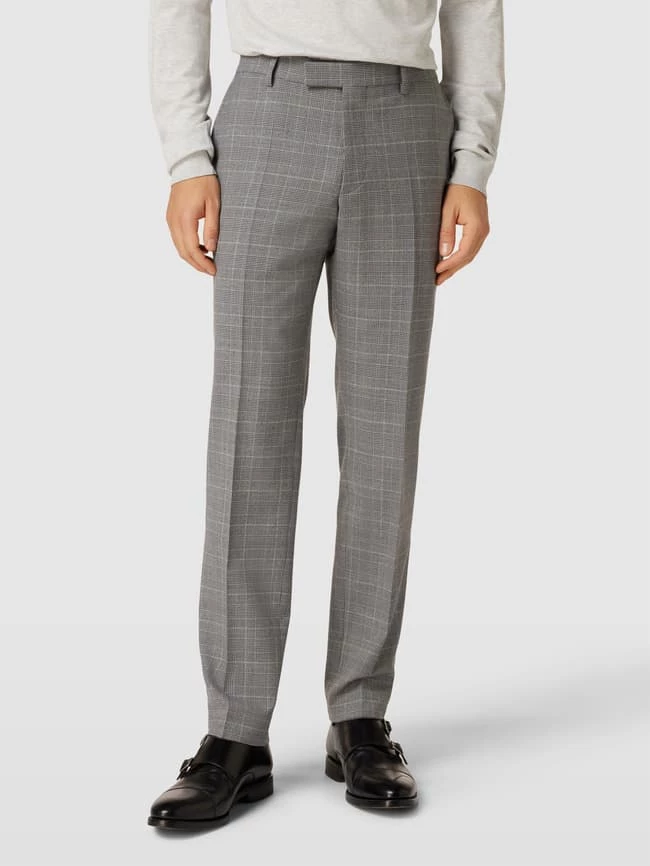 Coupon ? Pierre Cardin Anzughose Mit Glencheck-Muster Modell 'Rick' - Hellgrau ❤️ 4 Coupon ? Pierre Cardin Anzughose Mit Glencheck-Muster Modell 'Rick' - Hellgrau ❤️ – Bild 4