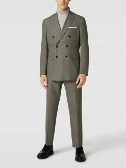 Bestpreis ? Selected Homme Comfort Fit Anzughose Mit Strukturmuster Modell 'DAXLOGAN' - Hellgrau ?