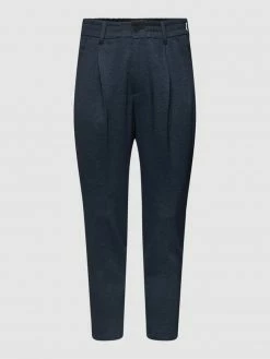Angebote ? Drykorn Bundfaltenhose Mit Elastischem Bund Modell 'CHASY' - Marineblau ?