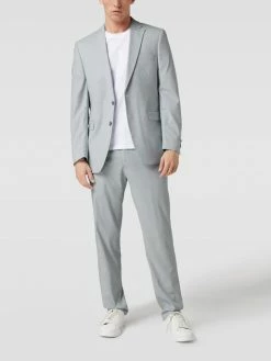 Rabatt ? Christian Berg Men Slim Fit Anzughose In Melierter Optik - Hellblau ?