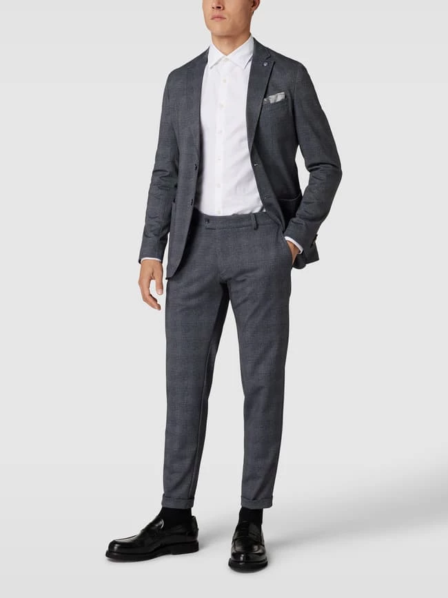 Großhandel ⭐ CG - Club Of Gents Anzughose Mit Glencheck-Muster - Mittelgrau ? 1 Großhandel ⭐ CG - Club Of Gents Anzughose Mit Glencheck-Muster - Mittelgrau ?