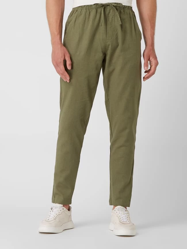Top 10 ? Anerkjendt Jogpants Aus Leinenmischung Modell 'Julius' - Olivgrün ? 4 Top 10 ? Anerkjendt Jogpants Aus Leinenmischung Modell 'Julius' - Olivgrün ? – Bild 4