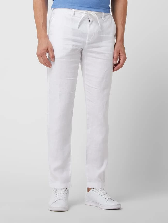 Besorgen ? MCNEAL Chino Aus Leinen - Weiß ⭐ 4 Besorgen ? MCNEAL Chino Aus Leinen - Weiß ⭐ – Bild 4