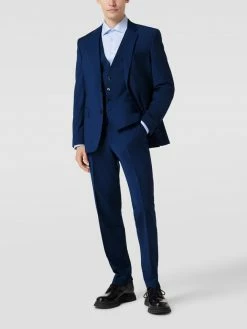 Billig ? BOSS Anzughose In Unifarbenem Design - Royalblau ?