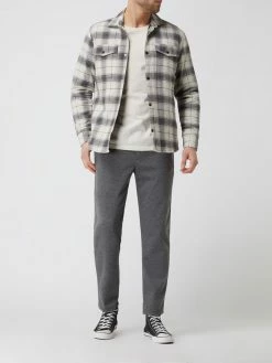 Großhandel ? Casual Friday Regular Fit Jogpants Mit Stretch-Anteil Modell 'Pilou' - Hellgrau Meliert ⌛