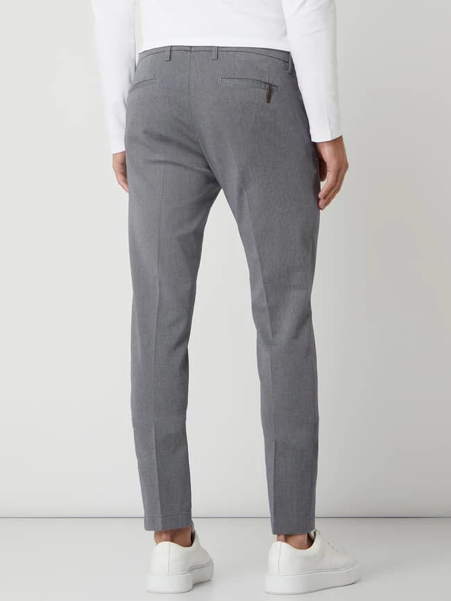 Neu ? Cinque Slim Fit Stoffhose Mit Stretch-Anteil Modell 'CiBrody' - Blau Meliert ? 5 Neu ? Cinque Slim Fit Stoffhose Mit Stretch-Anteil Modell 'CiBrody' - Blau Meliert ? – Bild 5