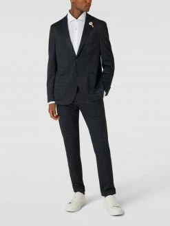 Budget ✨ Baldessarini Anzughose Mit Karomuster - Dunkelblau ?