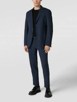 Auslauf ✨ CG - Club Of Gents Hose Mit Bundfalten Modell 'Charlie' - Blau ❤️