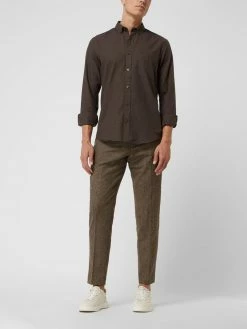 Bestpreis ✨ Selected Homme Slim Fit Anzughose Mit Stretch-Anteil Modell 'Adrian' - Mittelbraun ?