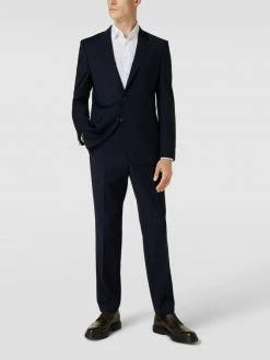 Budget ? HUGO Hose Mit Bügelfalten Modell 'Simmons' - Marineblau ❤️