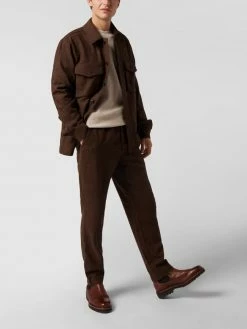 Coupon ? Scotch & Soda Jogpants Mit Glencheck-Muster - Cognac ?