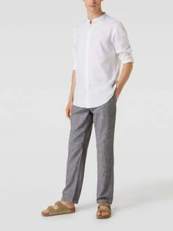 Aktion ? MCNEAL Regular Fit Leinenhose - Dunkelgrau ?