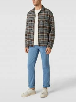 Bestes Angebot ? BOSS Casualwear Slim Fit Chino Mit Label-Detail Modell 'Schino' - Hellblau ?