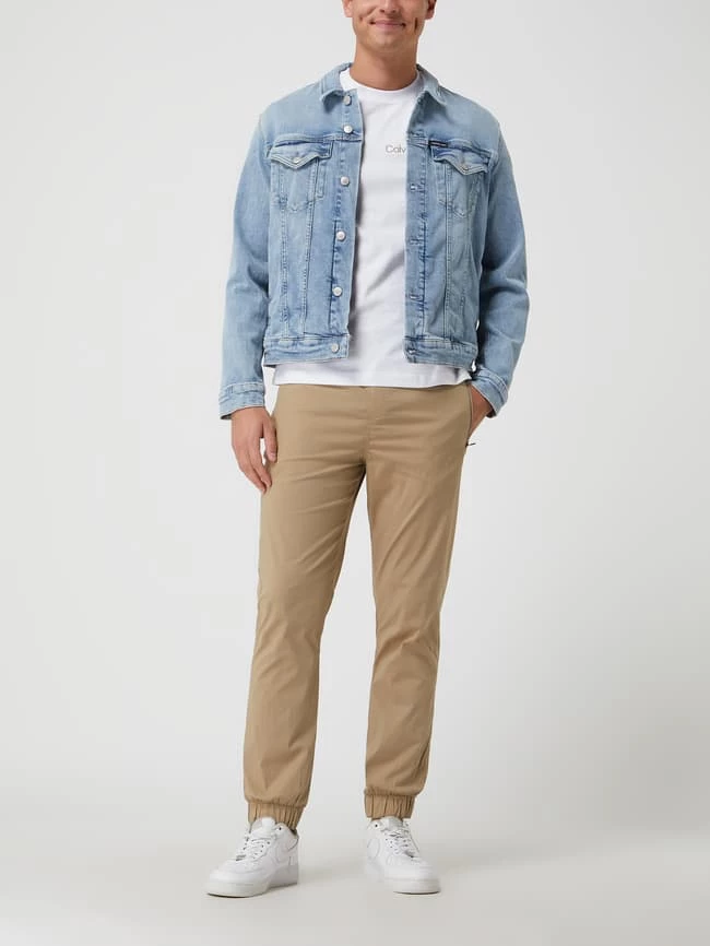 Rabatt ❤️ Selected Homme Slim Tapered Fit Jogpants Mit Stretch-Anteil Modell 'Noos' - Beige ⌛ 1 Rabatt ❤️ Selected Homme Slim Tapered Fit Jogpants Mit Stretch-Anteil Modell 'Noos' - Beige ⌛