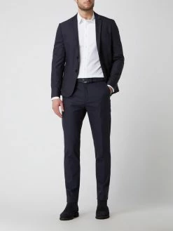 Großhandel ? MOS MOSH Slim Fit Anzughose Mit Stretch-Anteil Modell 'Russel' - Marineblau ?