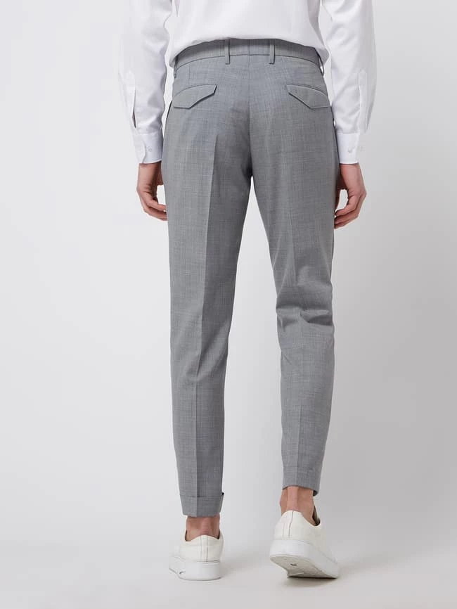 Angebote ? Hiltl Slim Fit Bundfaltenhose Aus Schurwolle Modell 'Tarmac' - Hellgrau ✔️ 5 Angebote ? Hiltl Slim Fit Bundfaltenhose Aus Schurwolle Modell 'Tarmac' - Hellgrau ✔️ – Bild 5