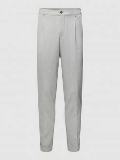 Am billigsten ? MCNEAL Hose Mit Bundfalten - Hellgrau ?