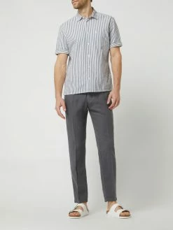 Am billigsten ⌛ Marc O'Polo Tapered Fit Jogpants Aus Leinen Modell 'Stig' - Anthrazit ?