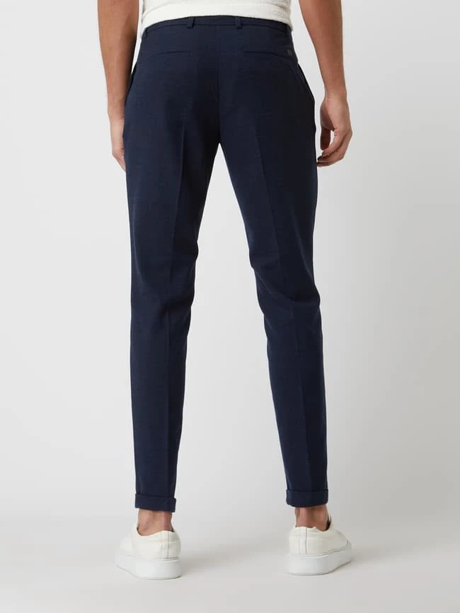 Brandneu ⭐ Jack & Jones Slim Fit Bundfaltenhose Mit Viskose-Anteil Modell 'Marco' - Marineblau ? 5 Brandneu ⭐ Jack & Jones Slim Fit Bundfaltenhose Mit Viskose-Anteil Modell 'Marco' - Marineblau ? – Bild 5