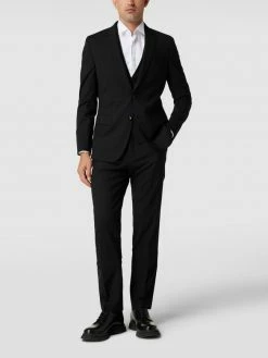 Auslauf ? BOSS Slim Fit Anzughose Aus Schurwoll-Mix Modell 'Genius' - Anthrazit ✨