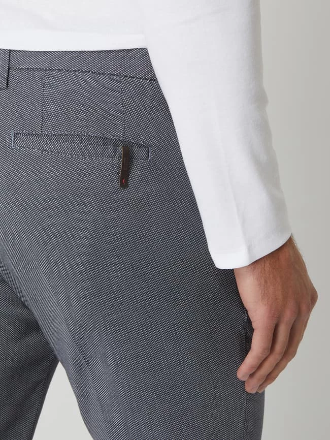 Neu ? Cinque Slim Fit Stoffhose Mit Stretch-Anteil Modell 'CiBrody' - Blau Meliert ? 3 Neu ? Cinque Slim Fit Stoffhose Mit Stretch-Anteil Modell 'CiBrody' - Blau Meliert ? – Bild 3