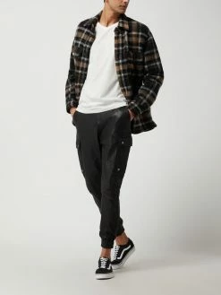 Billig ? Be Edgy Lederhose Aus Lammnappa Modell 'Be Dain' - Schwarz ?