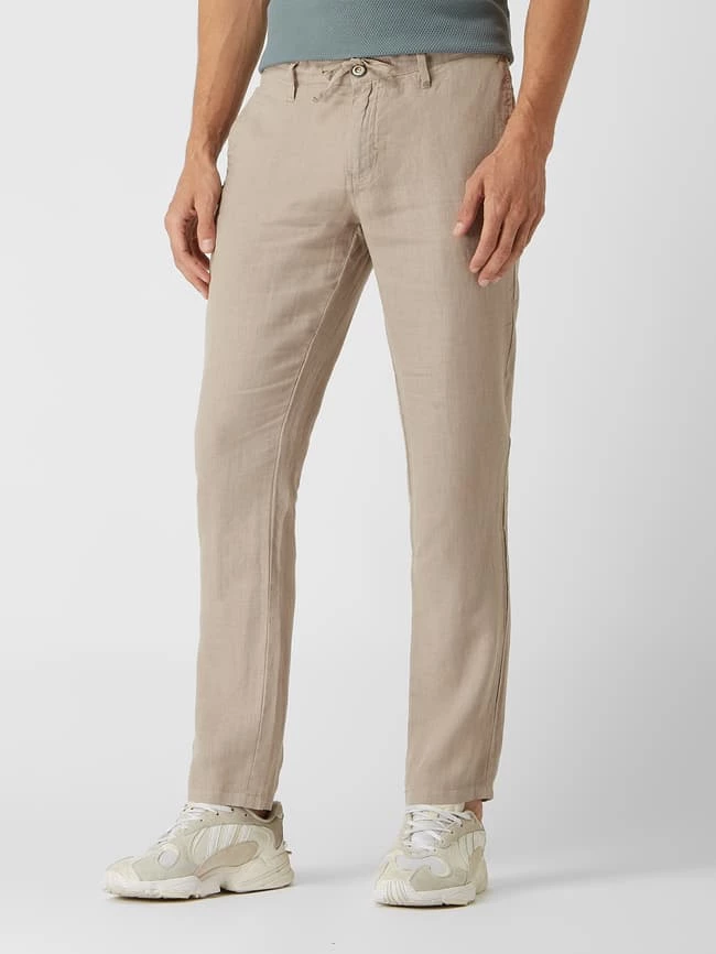 Großhandel ⌛ NO EXCESS Jogpants Aus Leinen - Beige ? 4 Großhandel ⌛ NO EXCESS Jogpants Aus Leinen - Beige ? – Bild 4