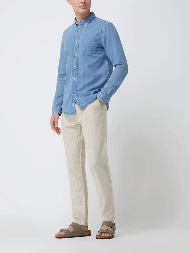 Schlussverkauf ? Scotch & Soda Regular Straight Fit Jogpants Mit Leinen-Anteil Modell 'Warren' - Beige ? 1 Schlussverkauf ? Scotch & Soda Regular Straight Fit Jogpants Mit Leinen-Anteil Modell 'Warren' - Beige ?