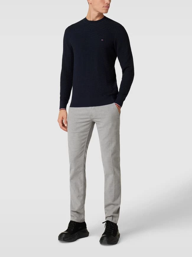 Neu ? BOSS Casualwear Slim Fit Hose Mit Label-Detail Modell 'Schino' - Mittelgrau ❤️ 1 Neu ? BOSS Casualwear Slim Fit Hose Mit Label-Detail Modell 'Schino' - Mittelgrau ❤️